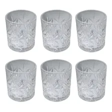 Jogo 6 Copos Baixo Vidro Requinte 330ml Whisky Drink Luxo Foto  mini 1