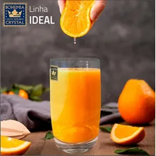 Jogo 6 Copos Cristal Bohemia Titanium Água Suco Drink 380ml Foto mini 2