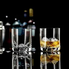 Jogo 6 Copos De Cristal Para Whisky 280ml Trio Bohemia Crystal Foto mini 2