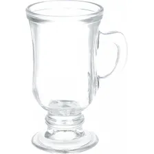 Jogo 6 Peças Taça Xícara De Vidro Para Capuccino Café 100ml Foto mini 2