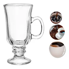 Jogo 6 Taça Caneca Café Cappuccino Milk Shake 240ml Vidro Foto mini  3
