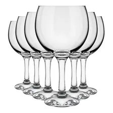 Jogo 6 Taças Bohemia Vinho Tinto 580ml Cristal Com Titanium Foto mini 3