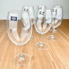 Jogo 6 Taças Bohemia Vinho Tinto Cristal 580ml Sylvia Foto mini  2