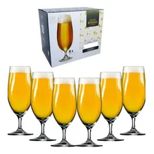 Jogo 6 Taças Cristal Para Chopp Gastro 380ml Bohemia Cor Translúcido Foto mini  2