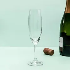 Jogo 6 Taças De Champagne Bohemia Cristal Titanium 220ml Foto mini  3