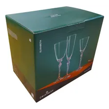 Jogo 6 Taças De Cristal Água 350  Linha Elisabeth Bohemia Foto mini 4
