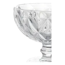 Jogo 6 Taças De Vidro Sorvete Sobremesa Diamond Clear 310ml Foto mini 2