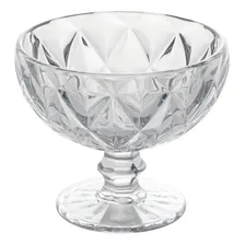 Jogo 6 Taças De Vidro Sorvete Sobremesa Diamond Clear 310ml Foto mini 3