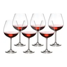 Jogo 6 Taças De Vinho Bordeaux Gastro 650ml Cristal Titanium Cor Transparente Foto mini 4
