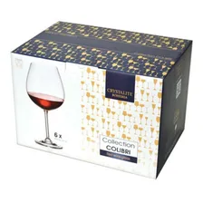Jogo 6 Taças De Vinho Bordeaux Gastro 650ml Cristal Titanium Cor Transparente Foto mini 1