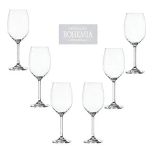 Jogo 6 Tacas Para Vinho Tinto Anna Cristal 450ml Bohemia Foto mini 4