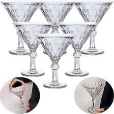 Jogo 6 Taças Veneza Martini Vidro Diamond Marguerita 200ml Cor Transparente Foto mini 1