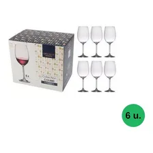 Jogo 6 Taças Vinho 580ml Cristal Titanium Bohemia Cristalyte Foto mini 1