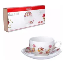 Jogo 6 Xicaras Café Chá Porcelana 160ml Kit Xícaras Foto mini  3