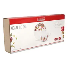 Jogo 6 Xicaras Café Chá Porcelana 160ml Kit Xícaras Foto mini 4