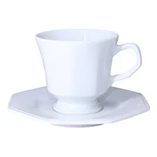 Jogo 6 XĂcaras Chá 200ml Com Pires Porcelana Schmidt Prisma Foto mini 1