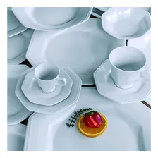 Jogo 6 XĂcaras Chá 200ml Com Pires Porcelana Schmidt Prisma Foto mini 4