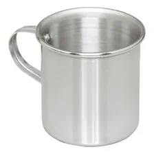 Jogo 60 Canecas De Alumínio Polido Resistente Com Alça 300ml Foto mini  2