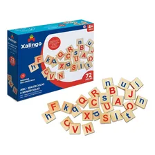 Jogo Abc Maiusculas E Minusculas Com 72 Pecas Xalingo 5266.5 Foto mini 3