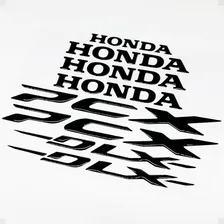 Jogo Adesivos Completo Moto Emblemas Para Honda Dlx Pcx Resinados Sportinox Foto mini 4