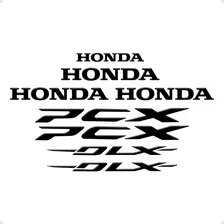 Jogo Adesivos Completo Moto Emblemas Para Honda Dlx Pcx Resinados Sportinox Foto mini 1