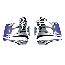 Jogo Adesivos Kit Faixa Moto Yamaha Dt 200r 2000 Azul Foto mini 4