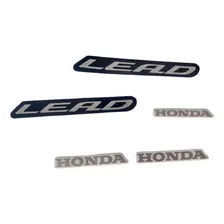 Jogo Adesivos Kit Honda Lead 2014 Vermelha Completo Foto mini 2