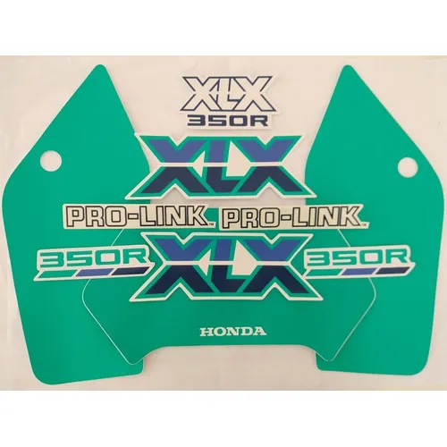 Jogo Adesivos Xlx 350 1990 Branca Lbm Foto 1