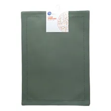 Jogo Americano 2 Pç Ponto Ajou Algodão Verde 45x33cm Foto mini 2
