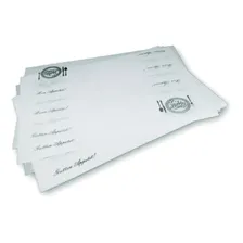 Jogo Americano Toalhas De Mesa Papel Bandeja 37,5cm X 24,5cm Bom Apetite - Kit 3.000 Folhas Cor Branco Foto mini  2
