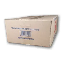 Jogo Americano Toalhas De Mesa Papel Bandeja 37,5cm X 24,5cm Bom Apetite - Kit 3.000 Folhas Cor Branco Foto mini 4