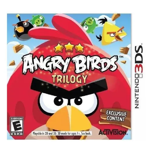 Jogo Angry Birds Trilogy Para Nintendo 3ds Midia Fisica Foto 1