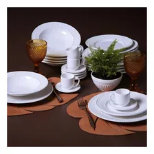 Jogo Aparelho Jantar Roma Branco Porto Brasil Kit 18 Peças Foto mini 2