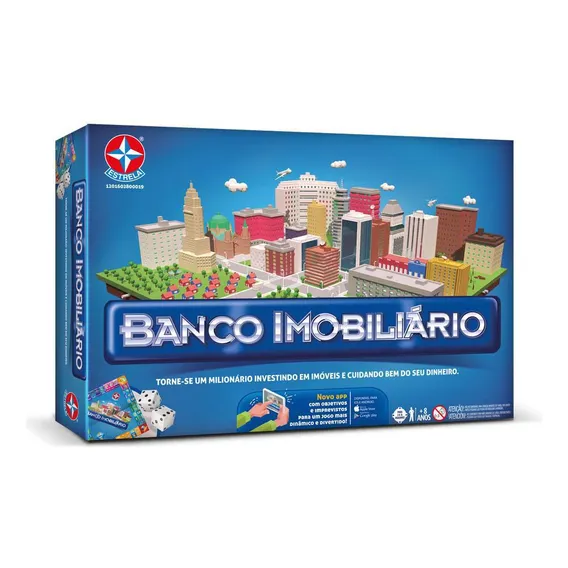 Jogo Banco Imobiliário Com Aplicativo Estrela Foto 1