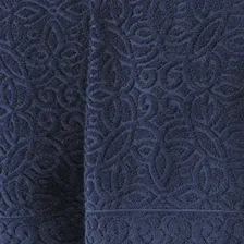 Jogo Banho Gigante Dohler Provença Jacquard 100% Algodão 4pç Cor Azul Lisa Foto mini 2