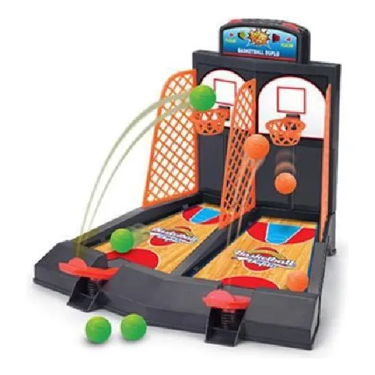 Jogo Basquete Infantil Duplo Mini Cesta Com Placar Foto 1