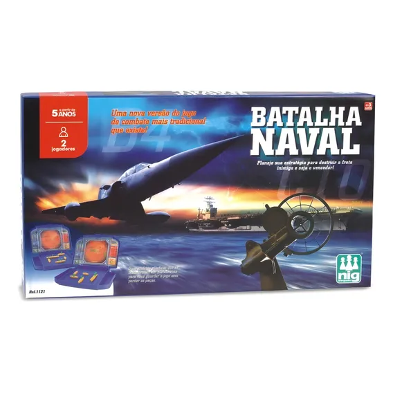 Jogo Batalha Naval - Nig Brinquedos Foto 1