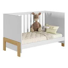 Jogo Berço Americano Grade RemovĂvel Com CĂŽmoda 3 Gavetas E ColchĂŁo Infantil Para Quarto BebĂȘ Menino E Menina Cor Branco Foto mini 4
