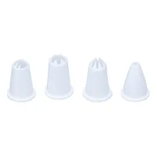 Jogo Bico De Confeitar Decorador De Bolo 5 Pcs Bisnaga 34cm Foto mini 2