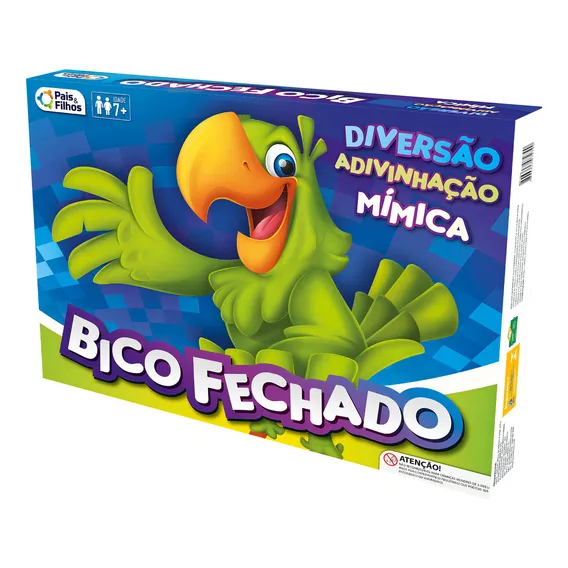 Jogo Bico Fechado Mímica Adivinhação Brinquedo Toda Família Foto 1