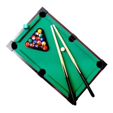 Jogo Bilhar Sinuca Snooker Mini Em Madeira Foto mini 1