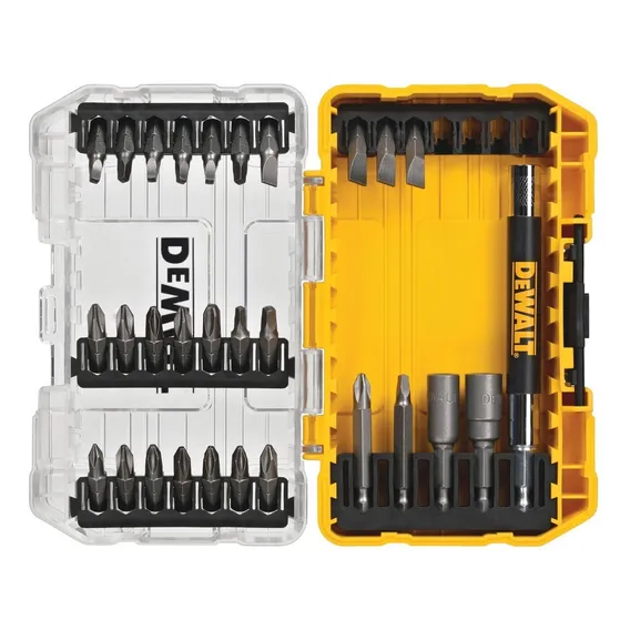 Jogo Bits Parafusadeira C/29 Pc Guia Magnético Dw2162 Dewalt Foto 1