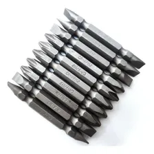 Jogo Bits Ponteira Dupla 65mm Parafusadeira 10pç Ponta ĂmĂŁ Foto mini 3