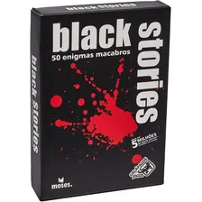 Jogo Black Stories 50 Enigmas Macabros Galapagos Blk001 Foto  mini 1