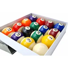 Jogo Bolas De Bilhar Sinuca Numeradas 50mm Snooker Foto mini 2