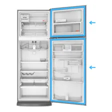 Jogo Borracha Geladeira Continental Bosch 58x116 58x40 Ksv36 Foto mini 1