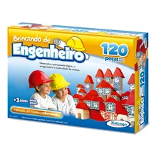 Jogo Brincando De Engenheiro N4, Xalingo, 120 Peças Foto mini 3
