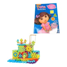 Jogo Brinquedo Engrenagem 81 Peças+livro Dora Foto mini 1