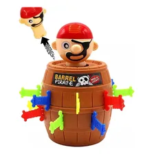 Jogo Brinquedo Infantil Barril Pula Pirata Pequeno Diversão Foto mini 4