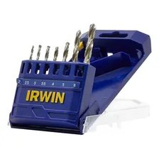 Jogo Broca Haste Paralela 7 Pecas Hss 2a6mm Irwin 1865309 Foto mini 4